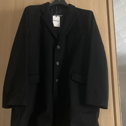 Barbour men black long - barbour, men’s