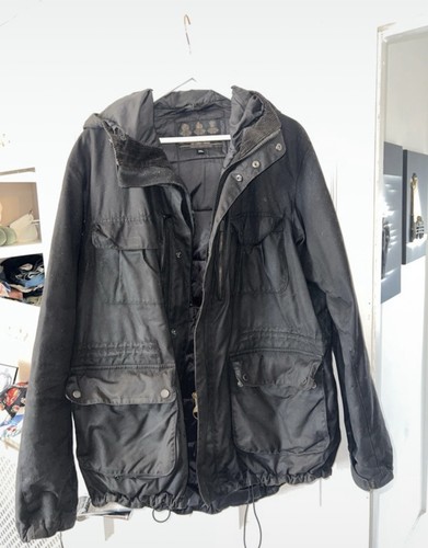 Barbour black coat xxl - barbour,