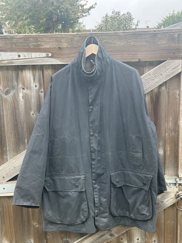 Barbour border navy blue wax - navy,