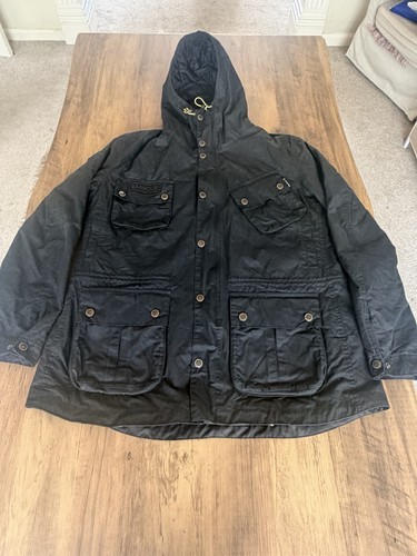 Barbour international black - international,