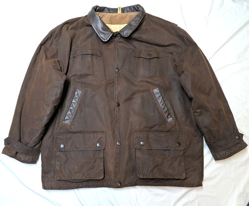 Wax jacket barbour bushman - wax,