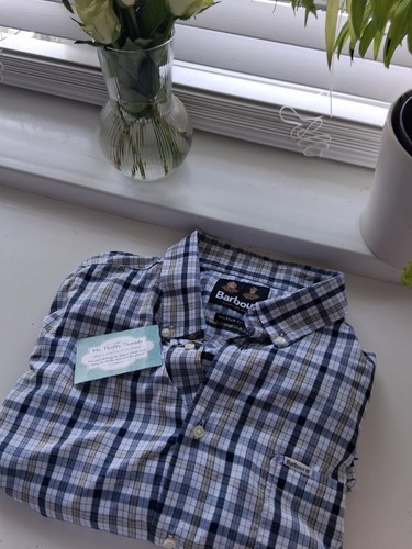 Barbour grey check - barbour, down