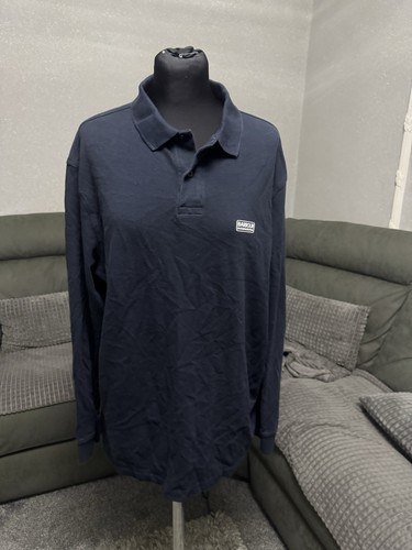 Barbour navy blue long - , sleeved