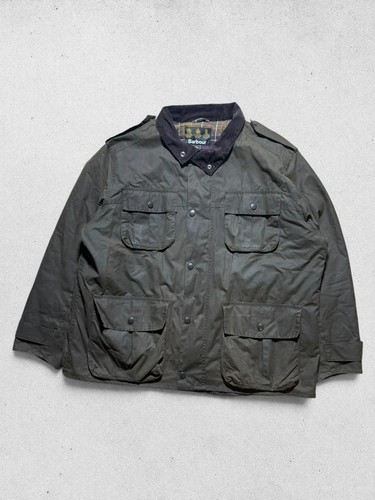 Barbour defence wax jacket - barbour,