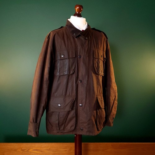 Barbour waxed cotton trooper - barbour,